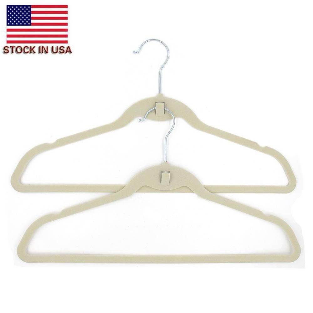 Set of 20 Slim Hangers with Hook